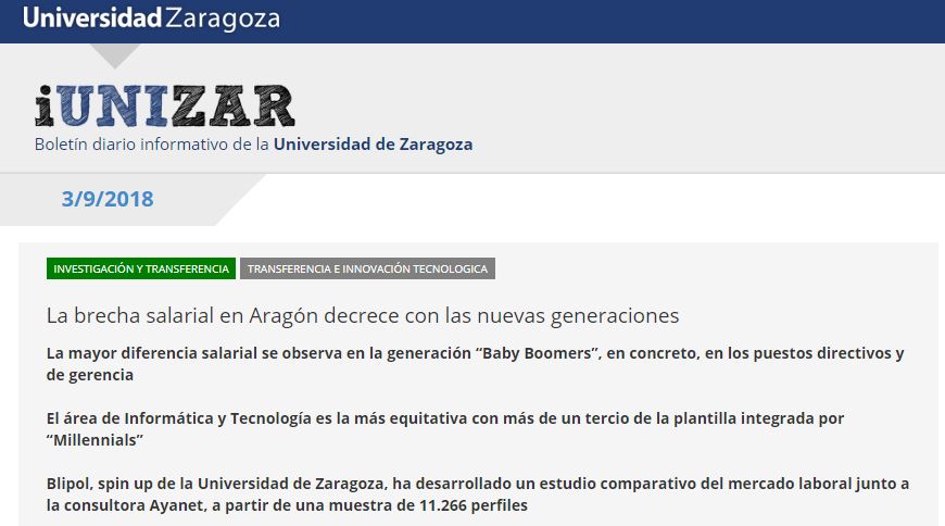 ¡Somos noticia en iUnizar!